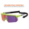Ergodyne AEGIR, Safety Glasses, Purple Mirror Lens, Lime Frame AEGR-AFSPM - alternate 2